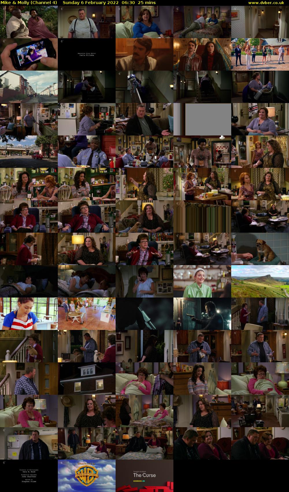 Mike & Molly (Channel 4) Sunday 6 February 2022 06:30 - 06:55