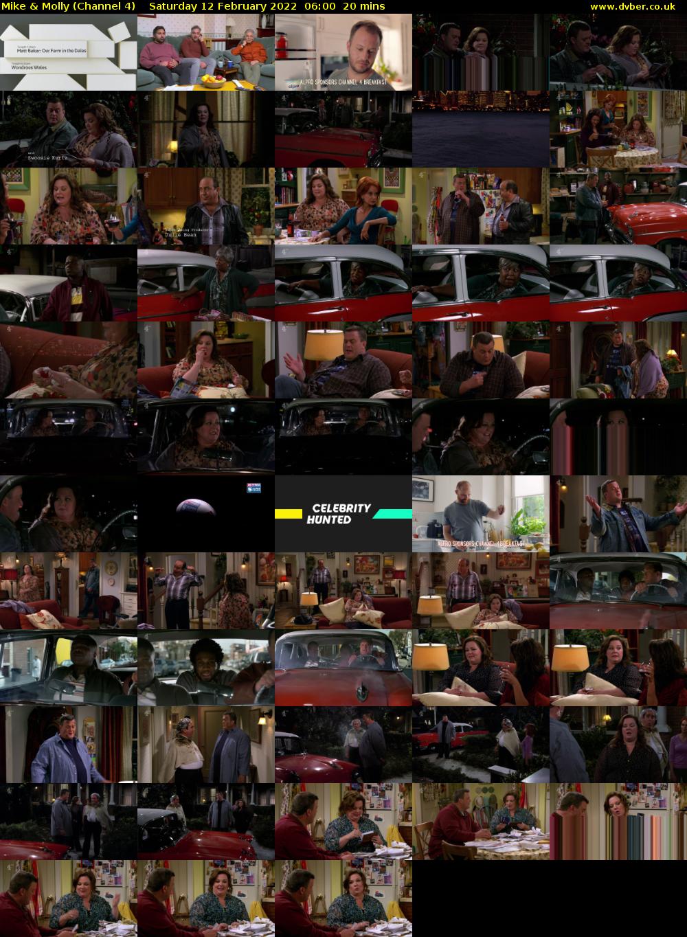 Mike & Molly (Channel 4) Saturday 12 February 2022 06:00 - 06:20