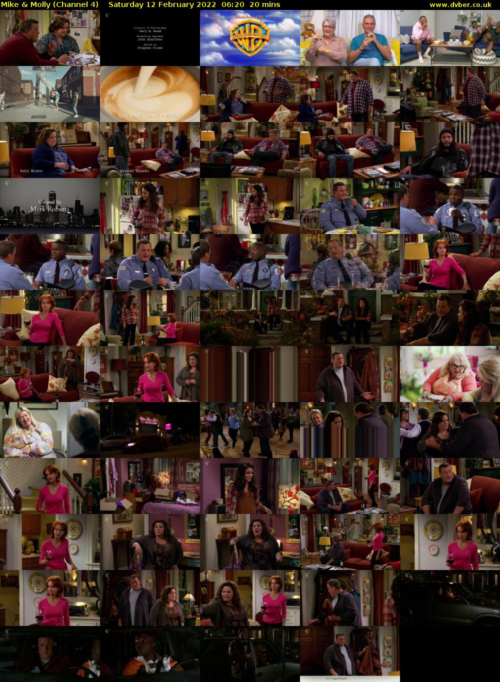 Mike & Molly (Channel 4) Saturday 12 February 2022 06:20 - 06:40