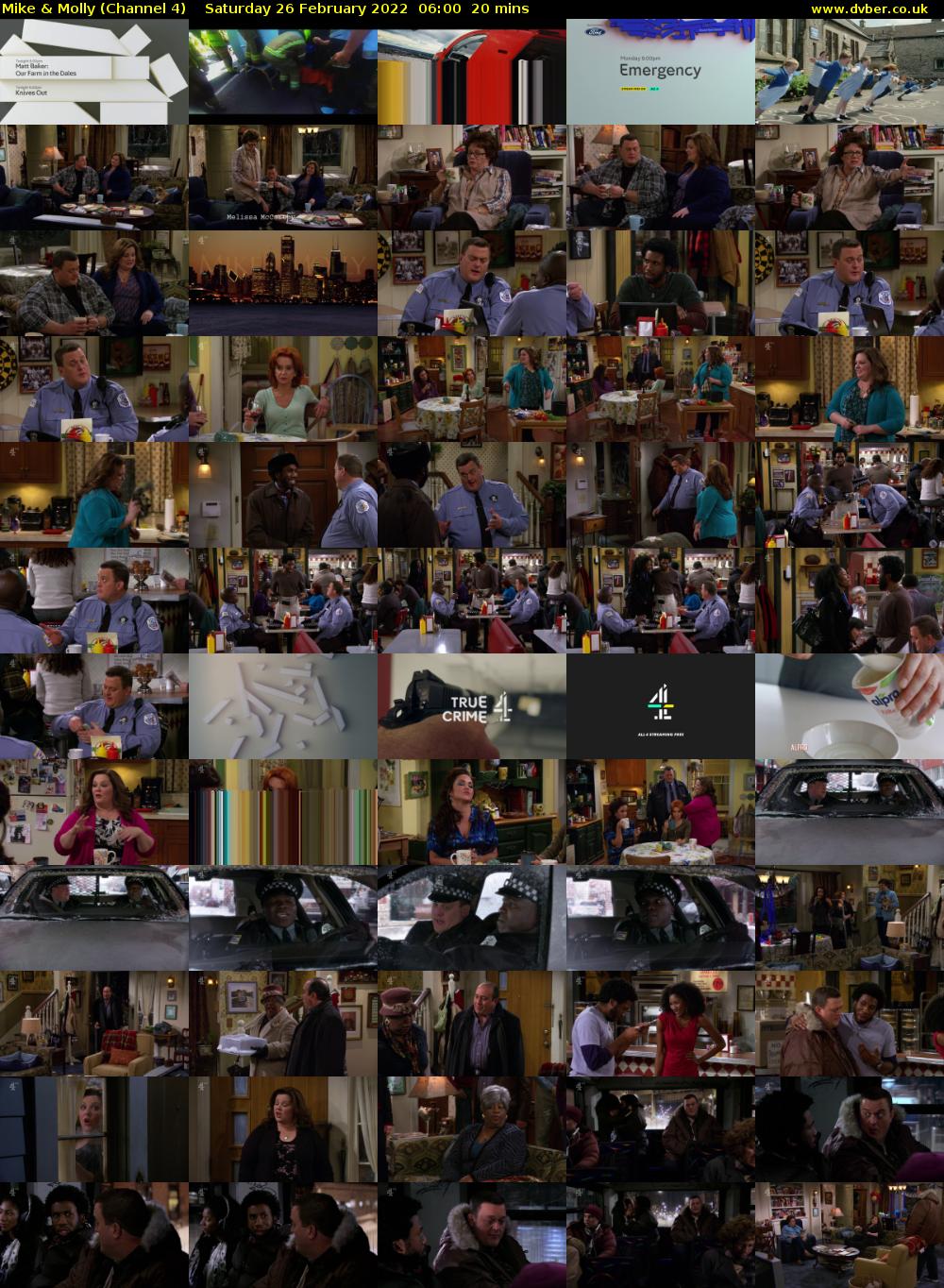Mike & Molly (Channel 4) Saturday 26 February 2022 06:00 - 06:20