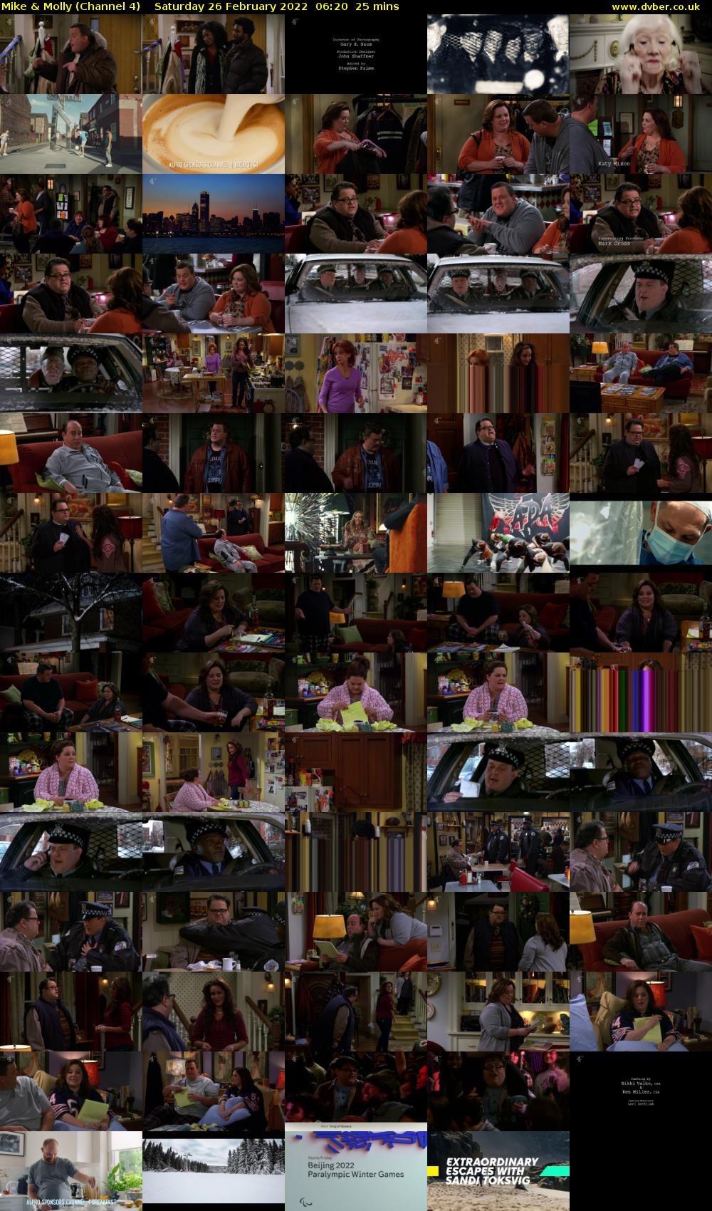 Mike & Molly (Channel 4) Saturday 26 February 2022 06:20 - 06:45