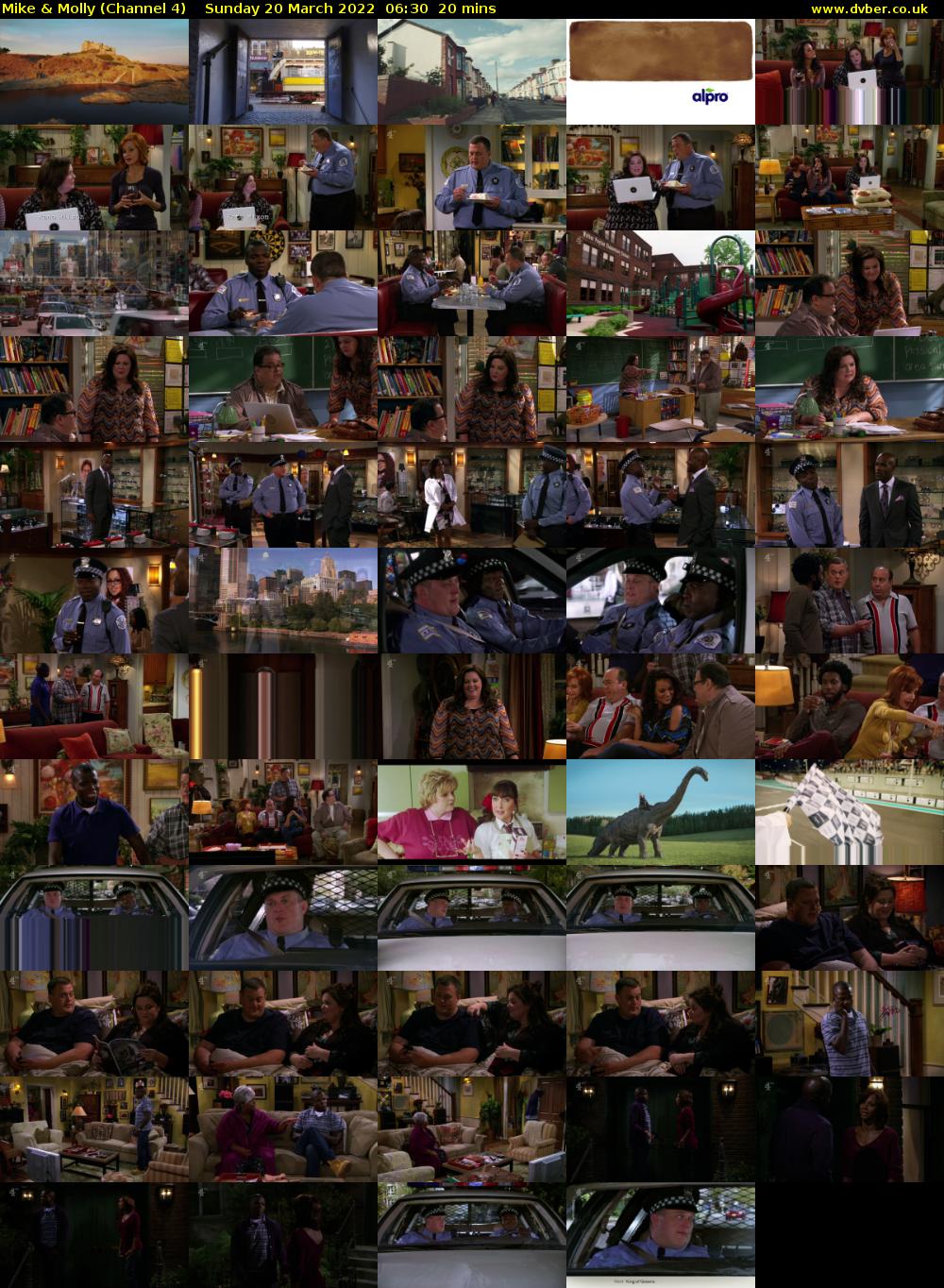 Mike & Molly (Channel 4) Sunday 20 March 2022 06:30 - 06:50