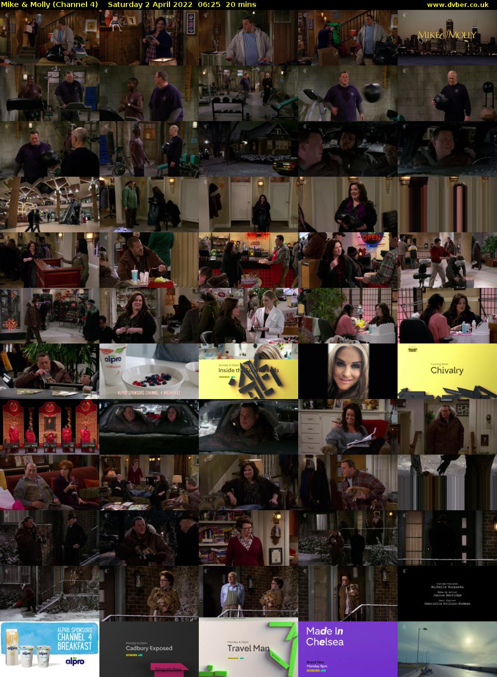 Mike & Molly (Channel 4) Saturday 2 April 2022 06:25 - 06:45