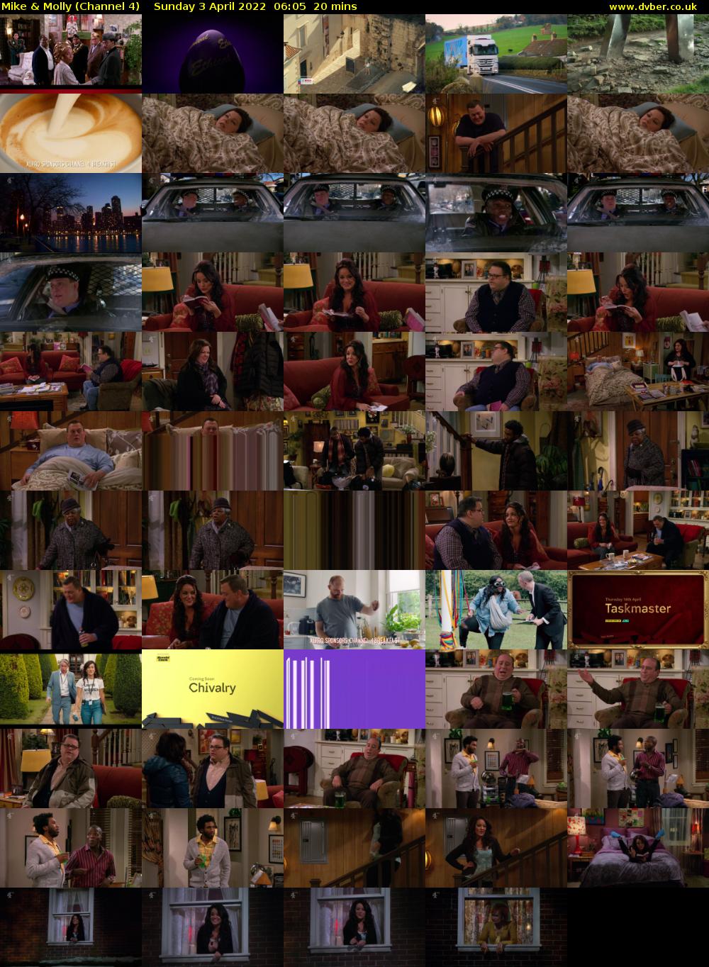 Mike & Molly (Channel 4) Sunday 3 April 2022 06:05 - 06:25