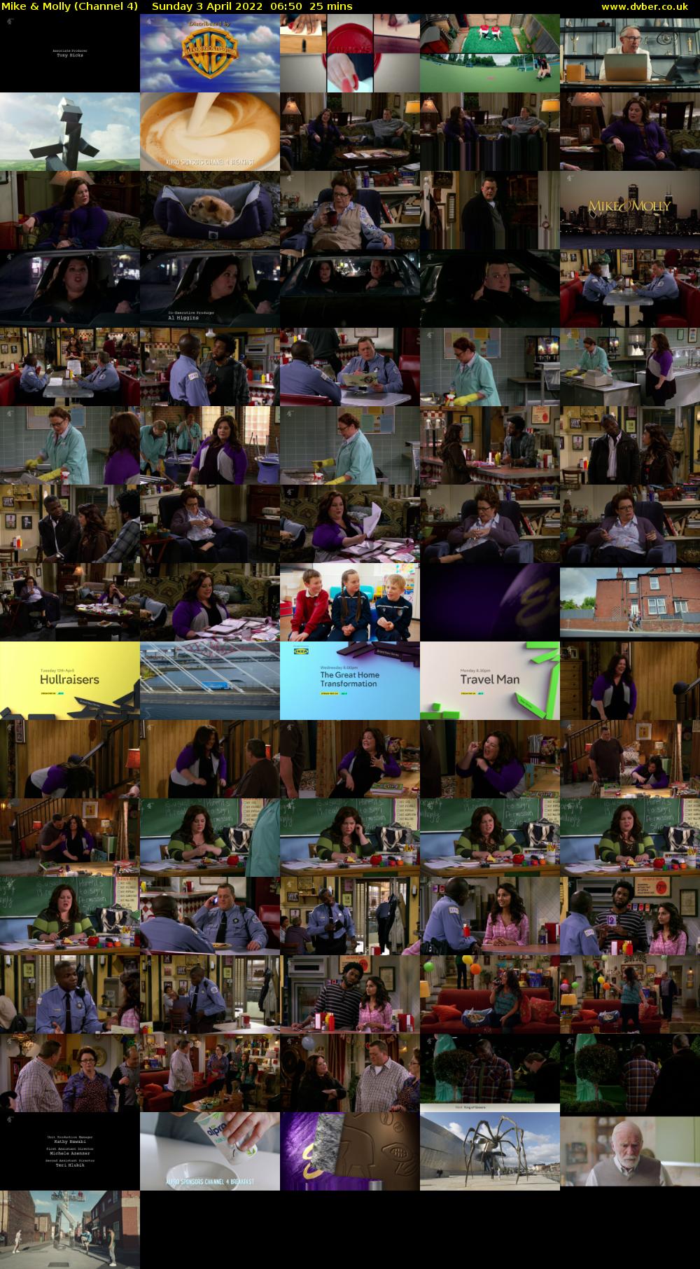Mike & Molly (Channel 4) Sunday 3 April 2022 06:50 - 07:15