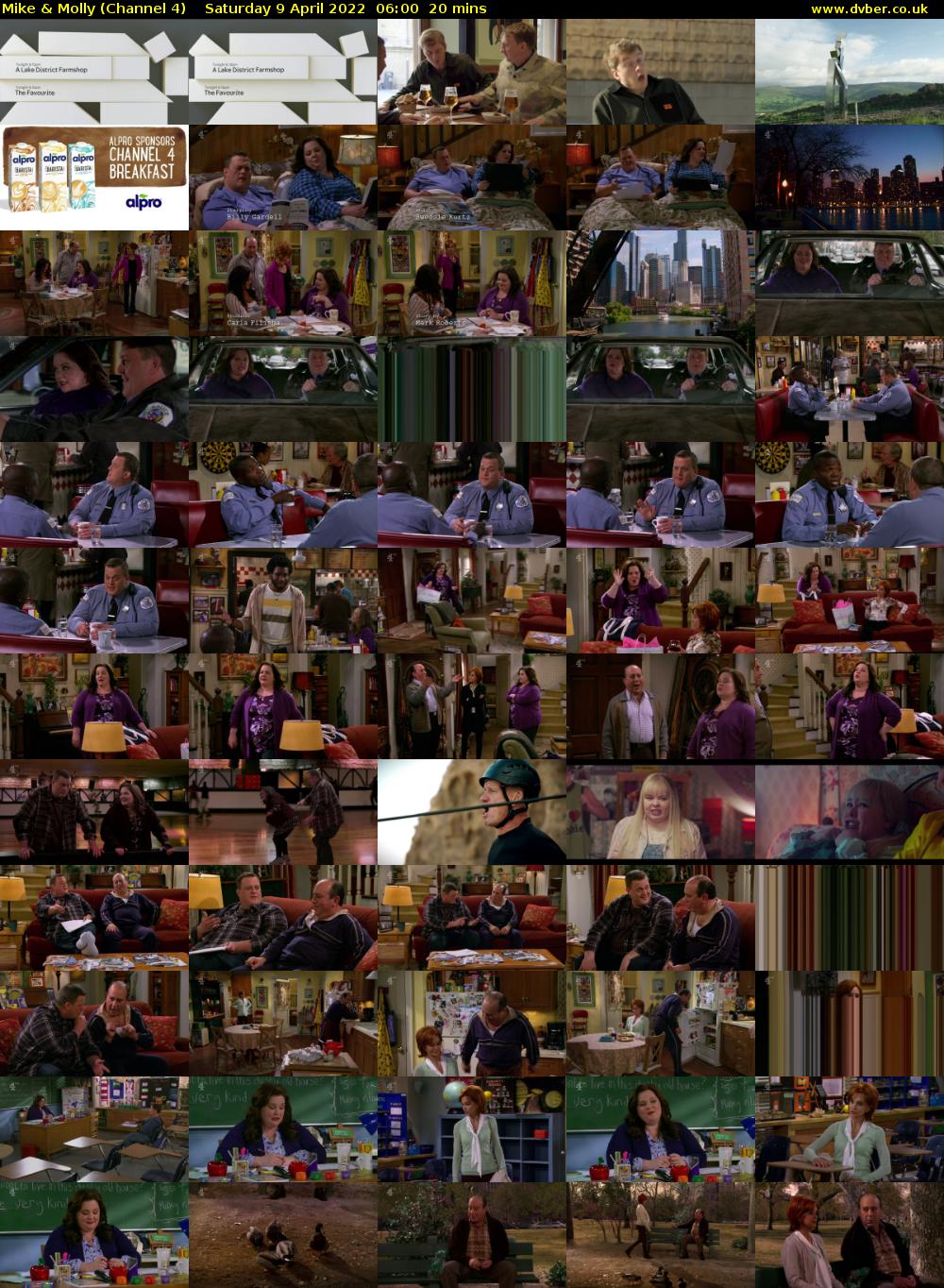 Mike & Molly (Channel 4) Saturday 9 April 2022 06:00 - 06:20