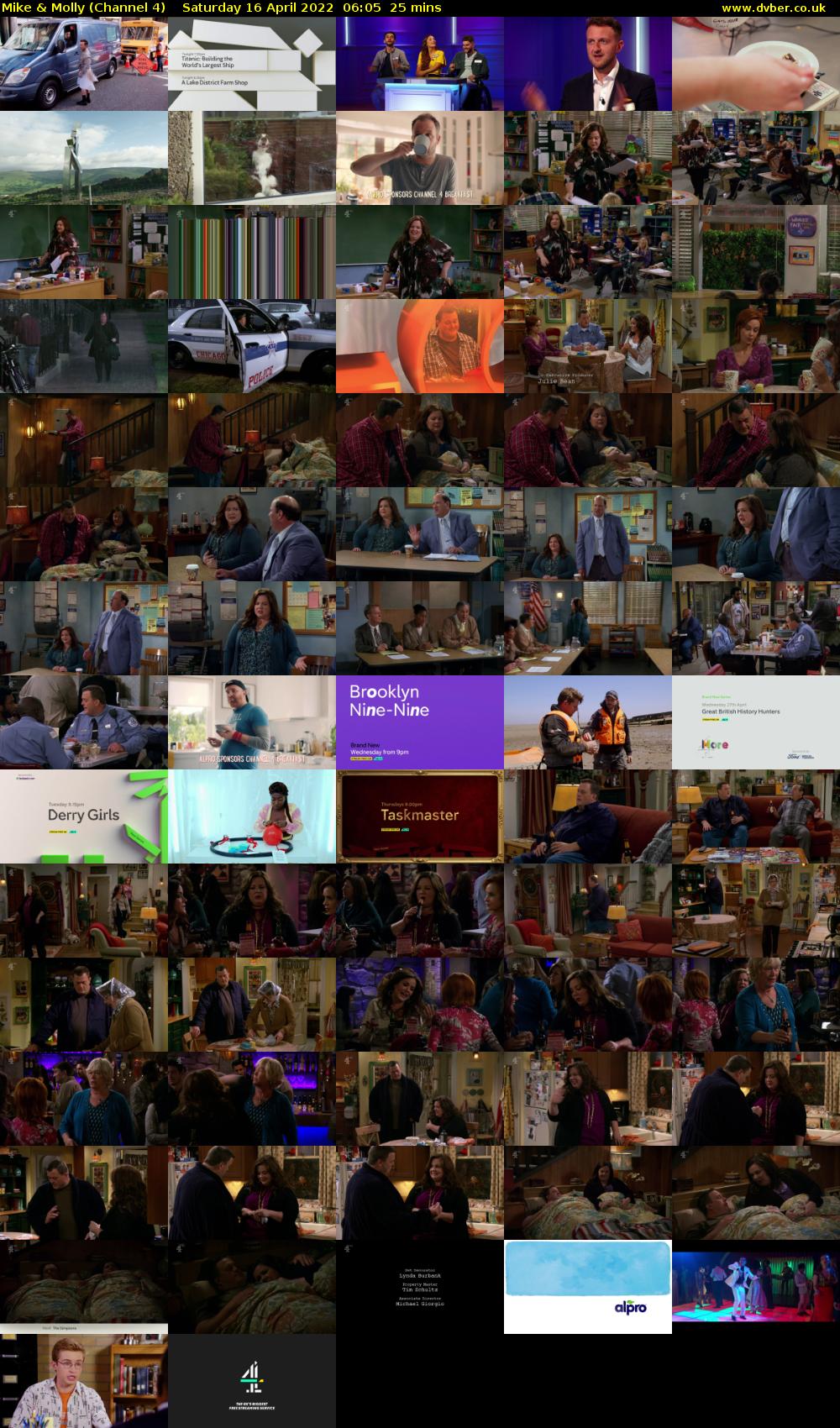 Mike & Molly (Channel 4) Saturday 16 April 2022 06:05 - 06:30