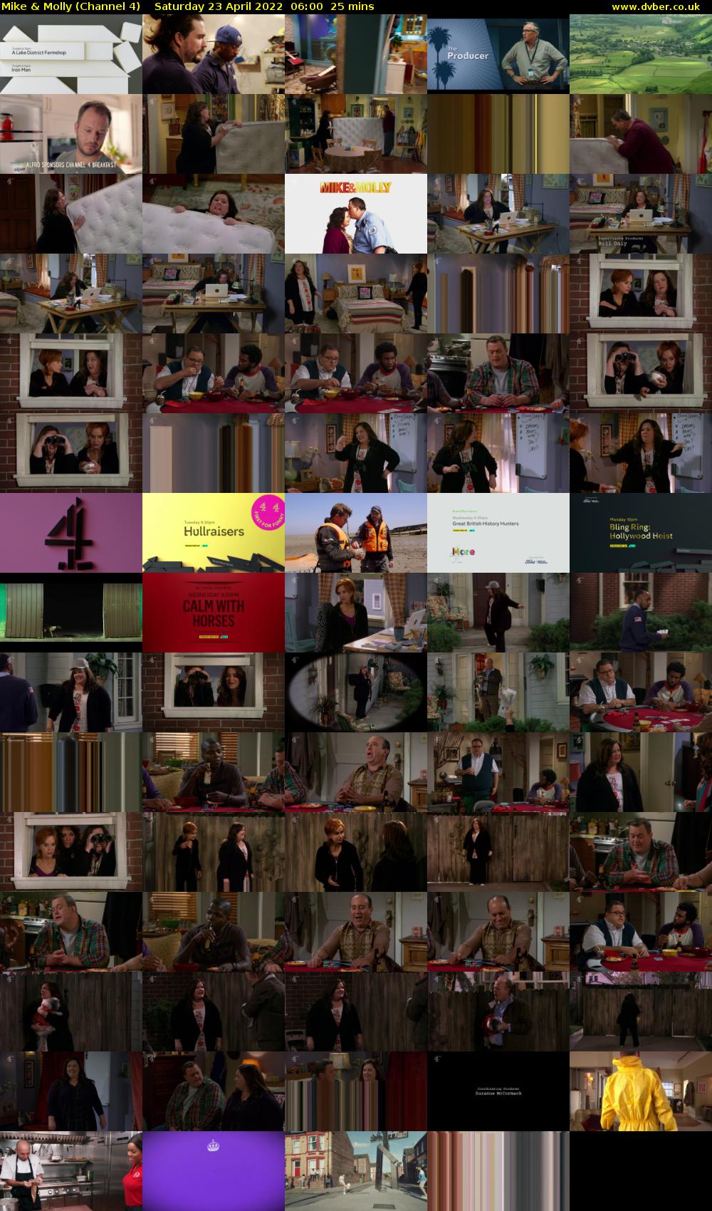 Mike & Molly (Channel 4) Saturday 23 April 2022 06:00 - 06:25