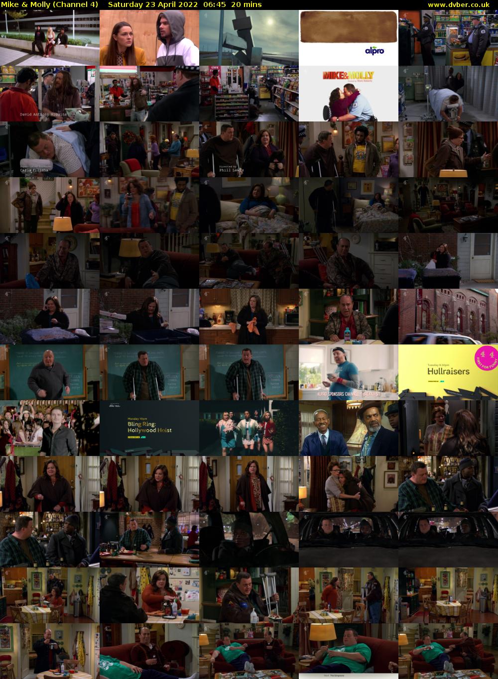 Mike & Molly (Channel 4) Saturday 23 April 2022 06:45 - 07:05