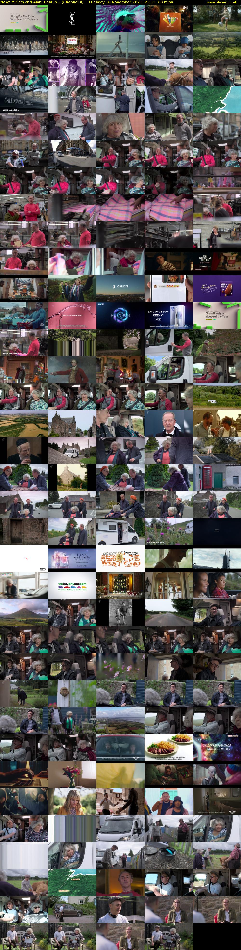Miriam and Alan: Lost in... (Channel 4) Tuesday 16 November 2021 21:15 - 22:15