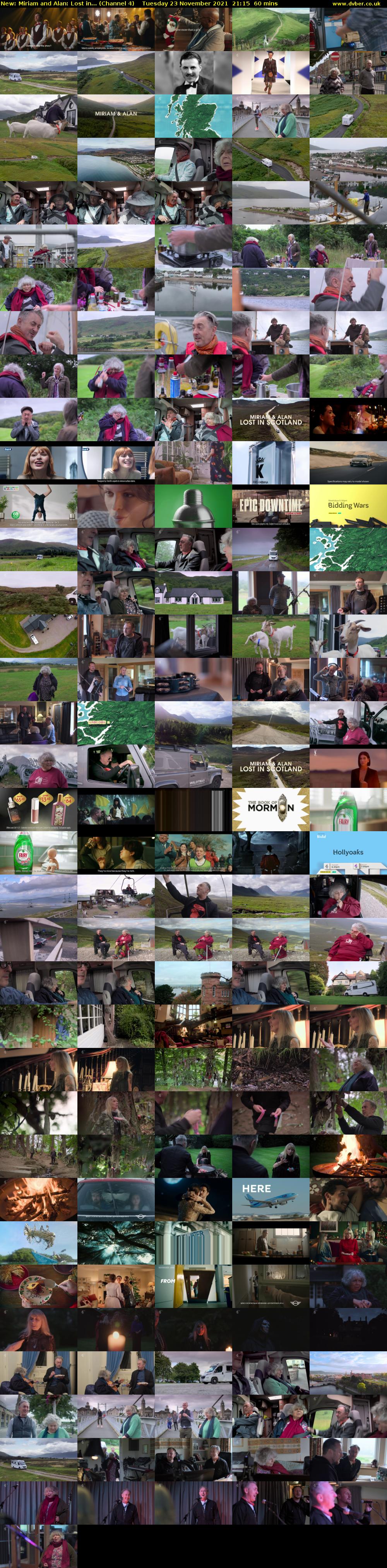 Miriam and Alan: Lost in... (Channel 4) Tuesday 23 November 2021 21:15 - 22:15
