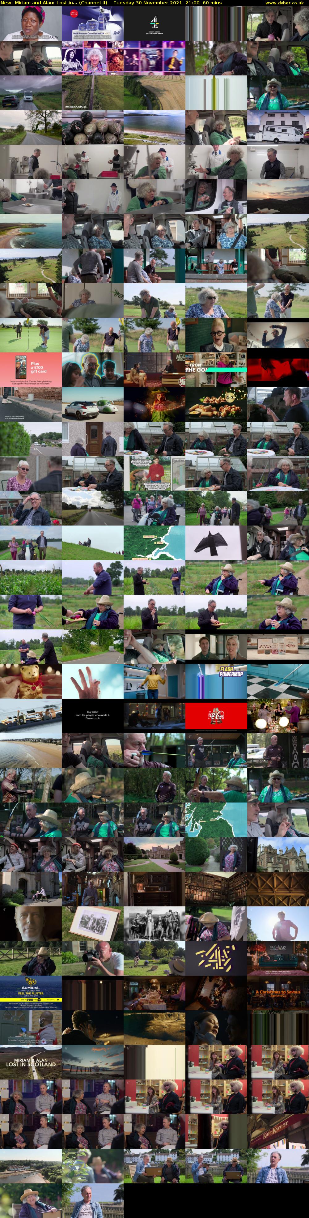 Miriam and Alan: Lost in... (Channel 4) Tuesday 30 November 2021 21:00 - 22:00