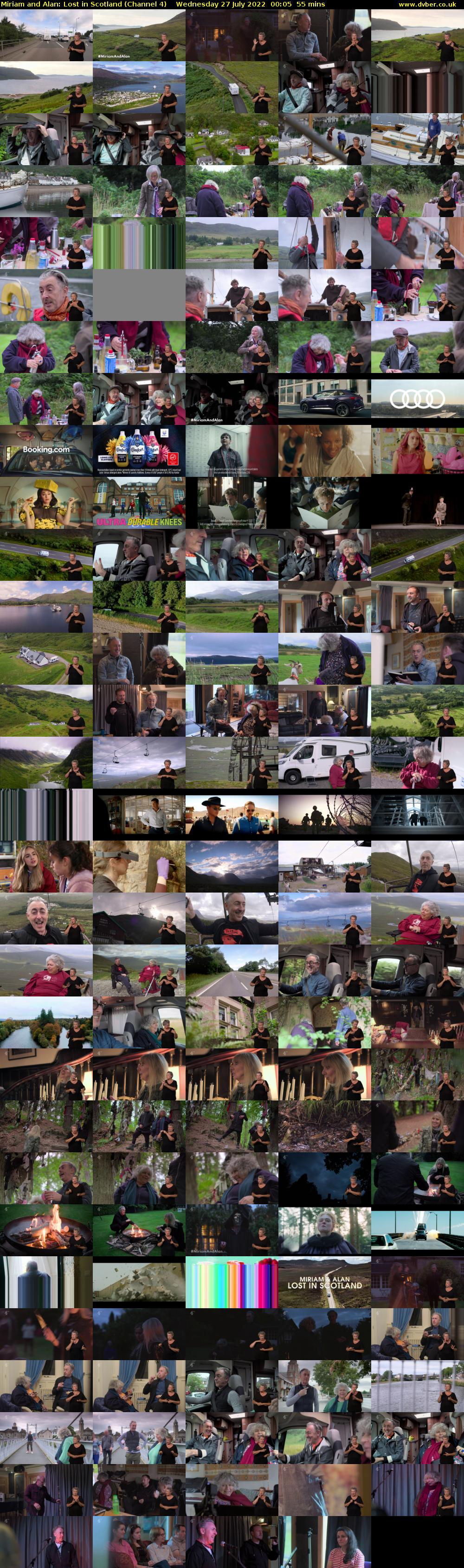 Miriam and Alan: Lost in Scotland (Channel 4) Wednesday 27 July 2022 00:05 - 01:00