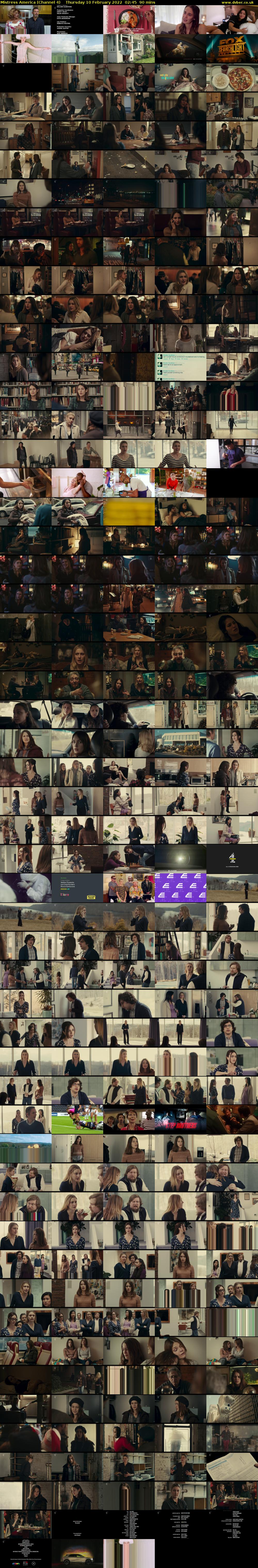 Mistress America (Channel 4) Thursday 10 February 2022 02:45 - 04:15
