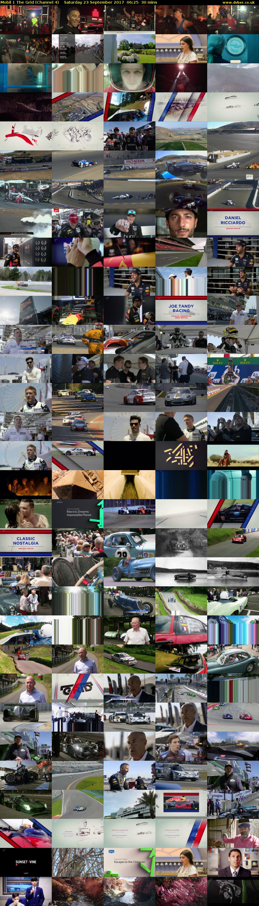 Mobil 1 The Grid (Channel 4) Saturday 23 September 2017 06:25 - 06:55