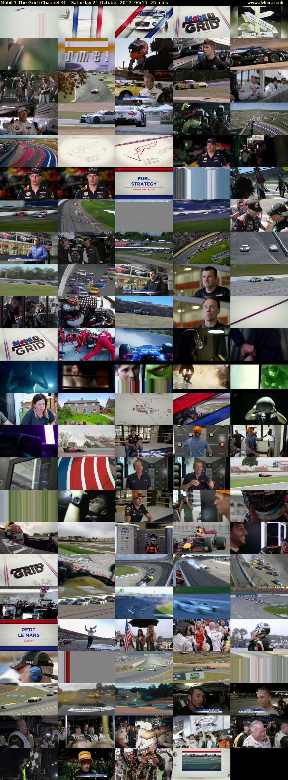Mobil 1 The Grid (Channel 4) Saturday 21 October 2017 06:15 - 06:40