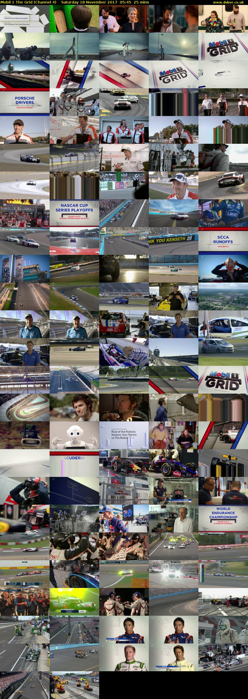 Mobil 1 The Grid (Channel 4) Saturday 18 November 2017 05:45 - 06:10