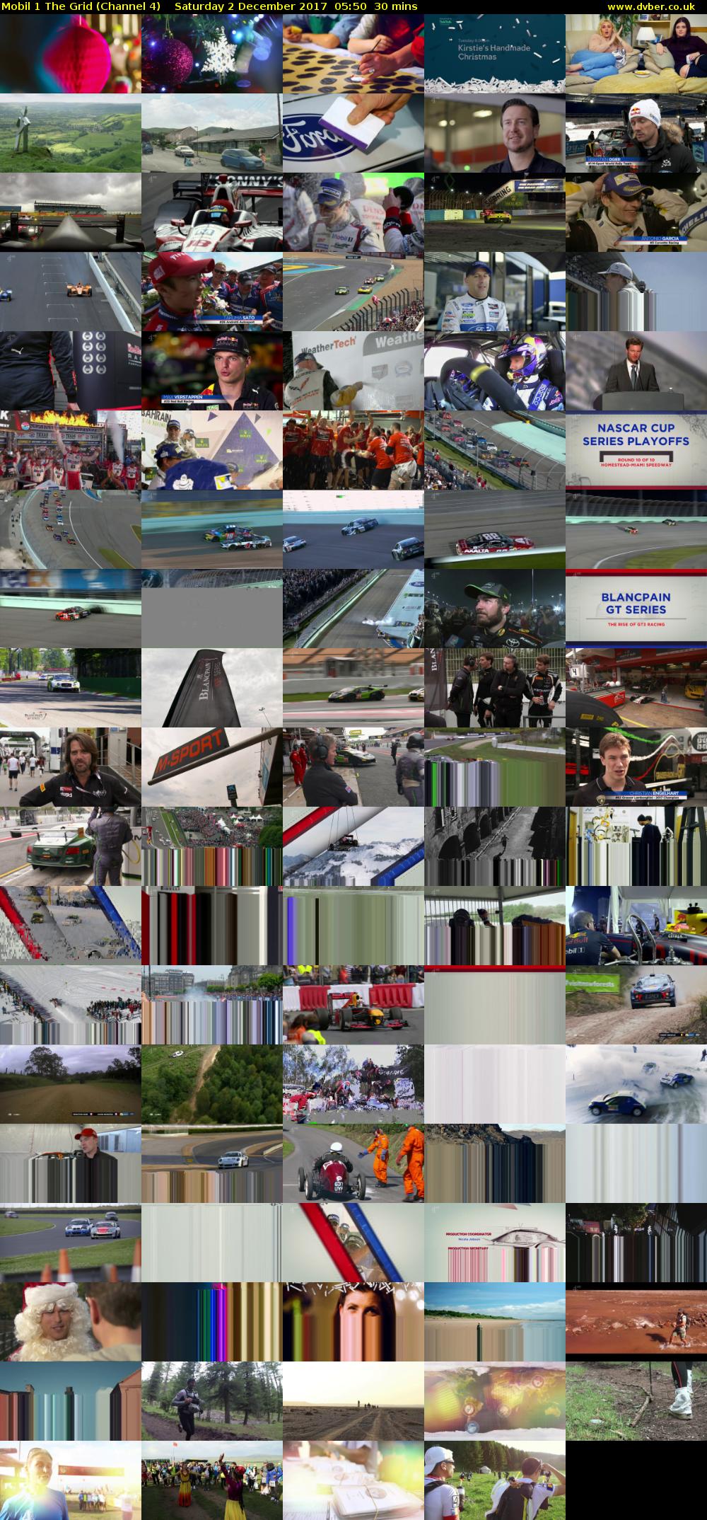 Mobil 1 The Grid (Channel 4) Saturday 2 December 2017 05:50 - 06:20