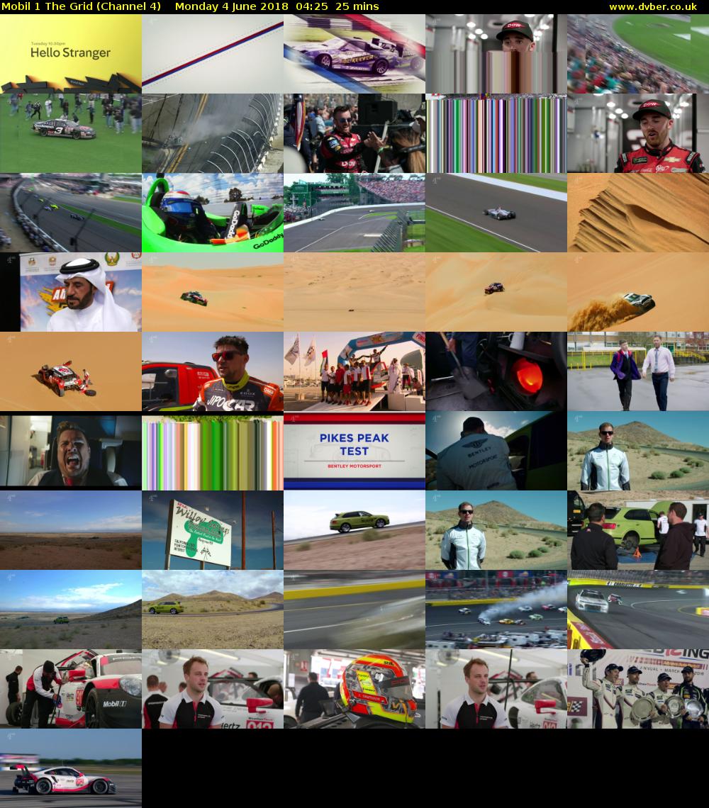 Mobil 1 The Grid (Channel 4) Monday 4 June 2018 04:25 - 04:50