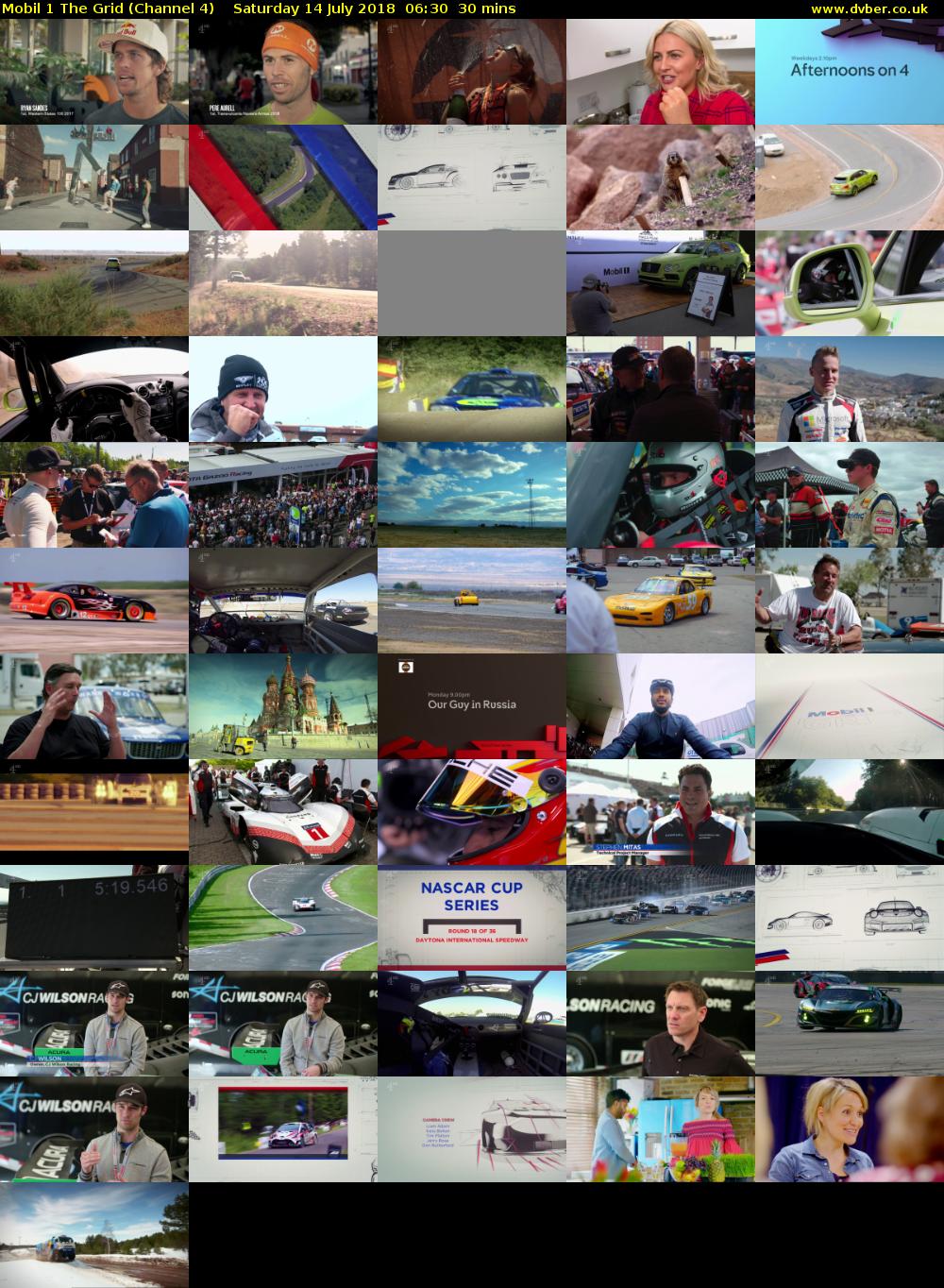 Mobil 1 The Grid (Channel 4) Saturday 14 July 2018 06:30 - 07:00