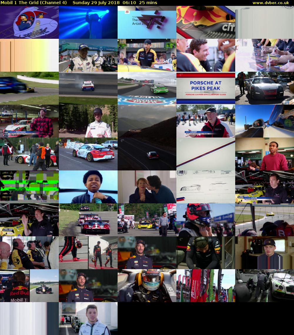 Mobil 1 The Grid (Channel 4) Sunday 29 July 2018 06:10 - 06:35
