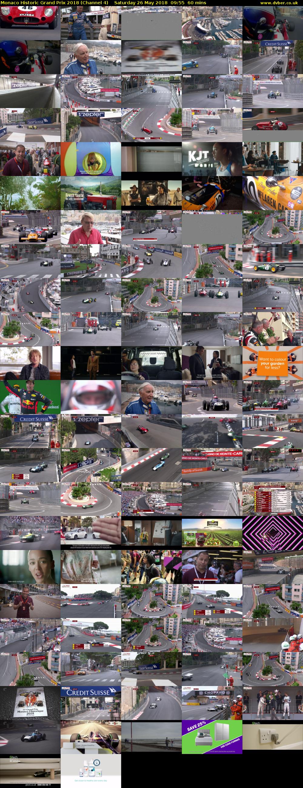 Monaco Historic Grand Prix 2018 (Channel 4) Saturday 26 May 2018 09:55 - 10:55