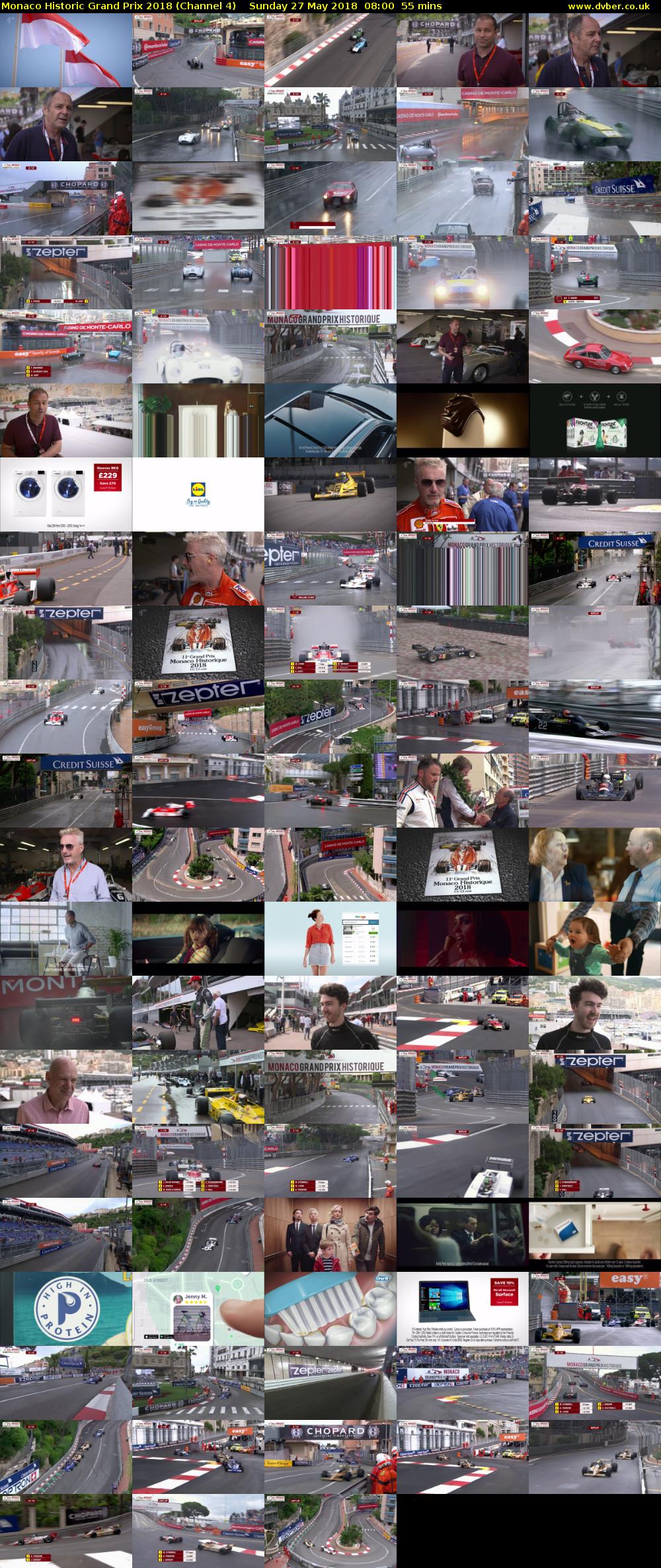 Monaco Historic Grand Prix 2018 (Channel 4) Sunday 27 May 2018 08:00 - 08:55