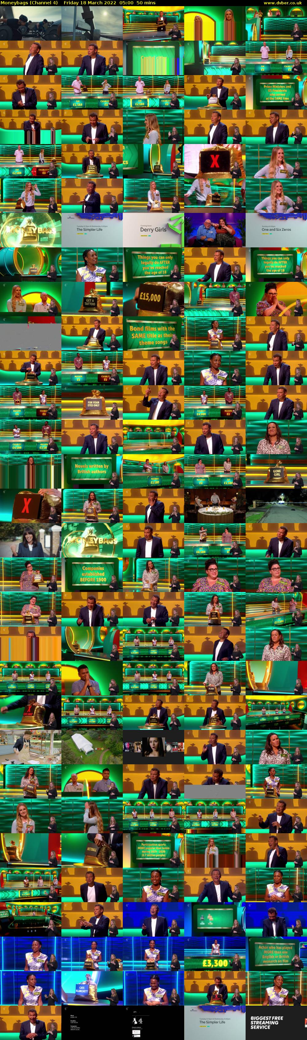 Moneybags (Channel 4) Friday 18 March 2022 05:00 - 05:50