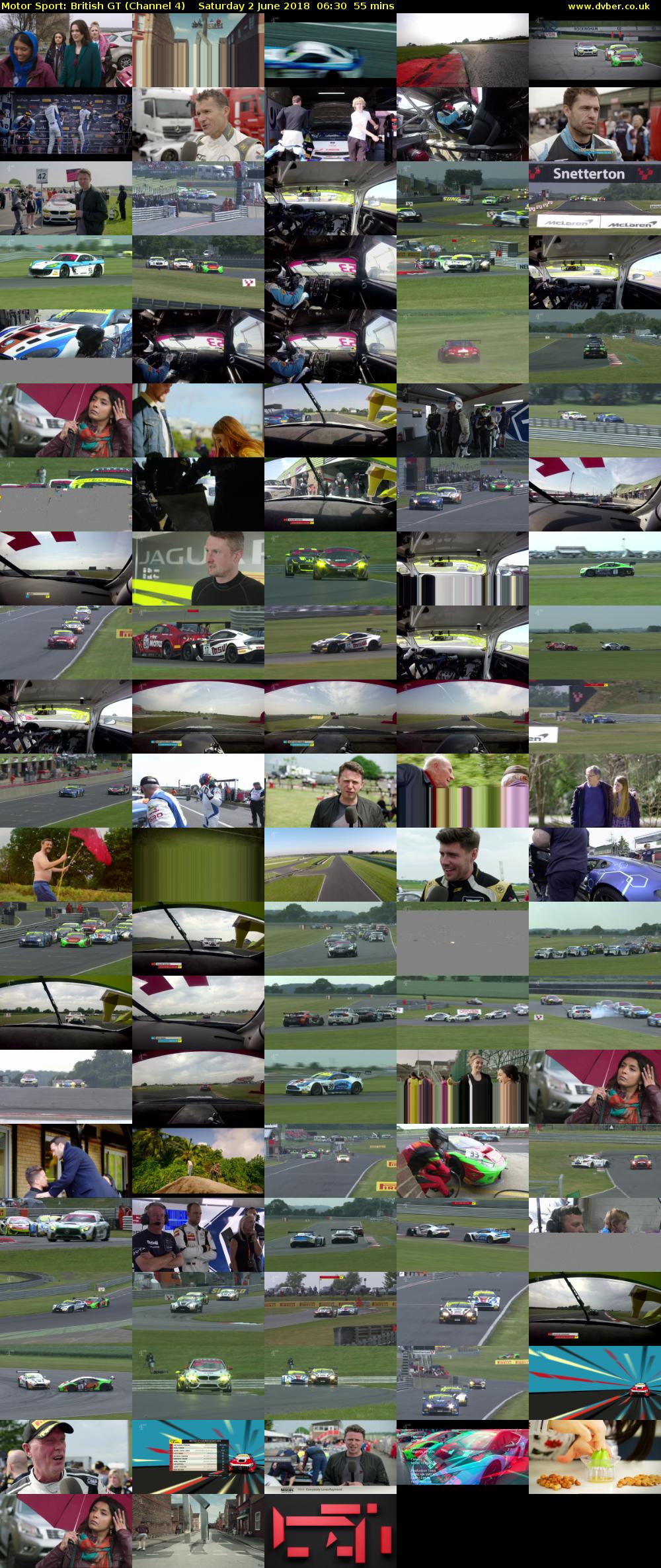 Motor Sport: British GT (Channel 4) Saturday 2 June 2018 06:30 - 07:25