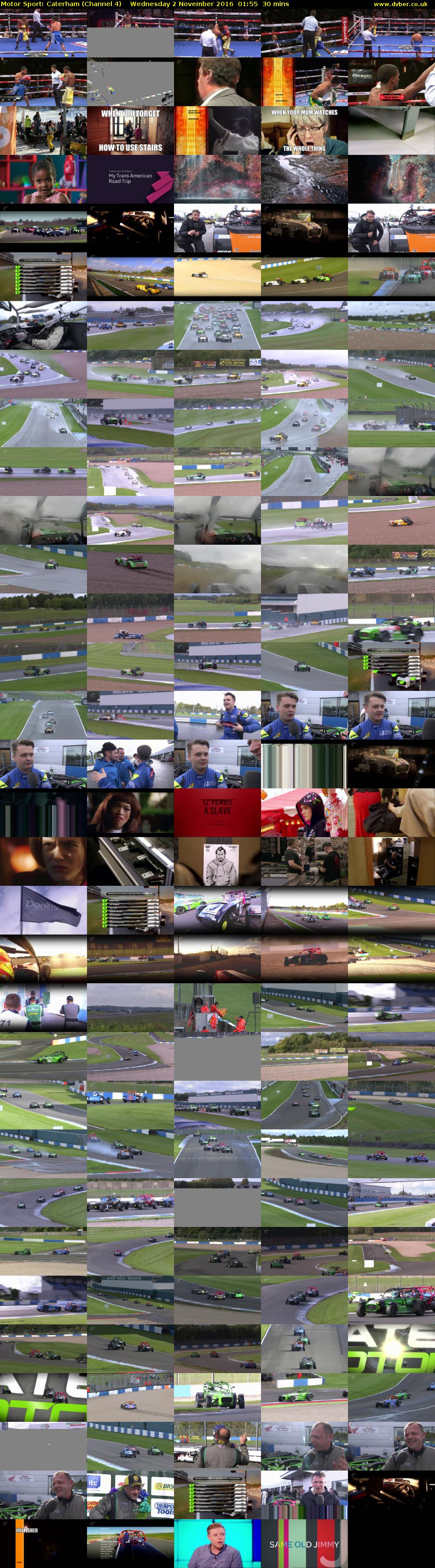 Motor Sport: Caterham (Channel 4) Wednesday 2 November 2016 01:55 - 02:25