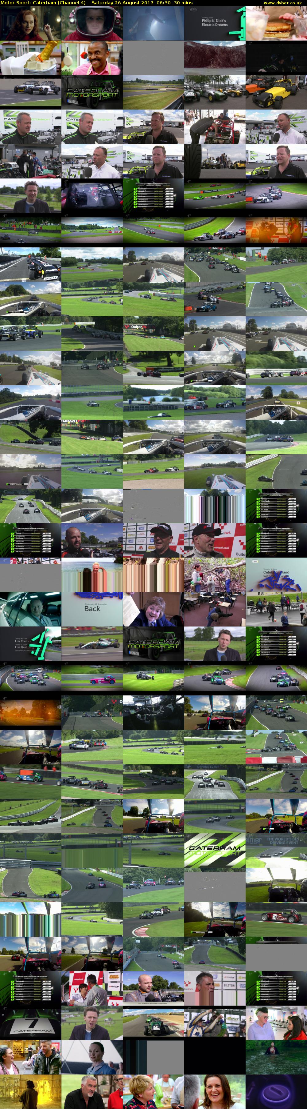 Motor Sport: Caterham (Channel 4) Saturday 26 August 2017 06:30 - 07:00