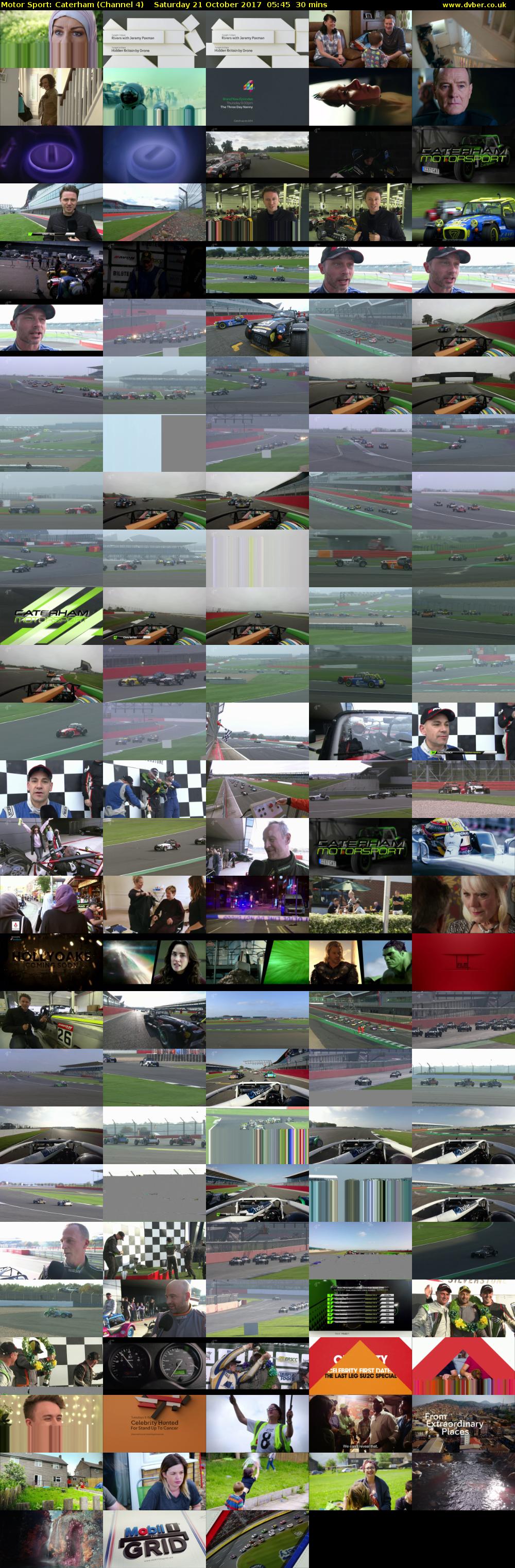 Motor Sport: Caterham (Channel 4) Saturday 21 October 2017 05:45 - 06:15
