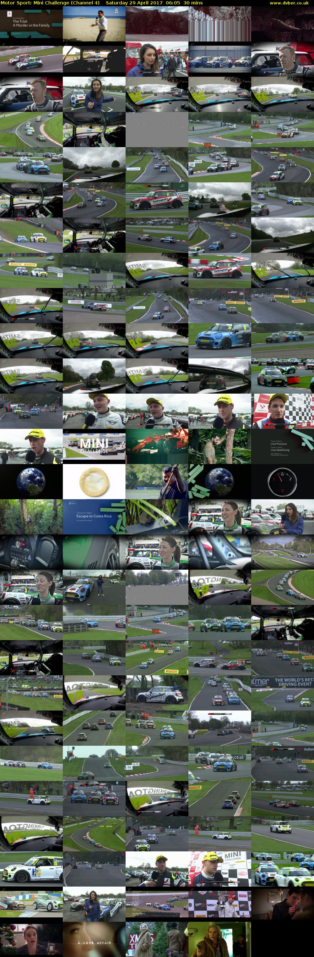 Motor Sport: Mini Challenge (Channel 4) Saturday 29 April 2017 06:05 - 06:35
