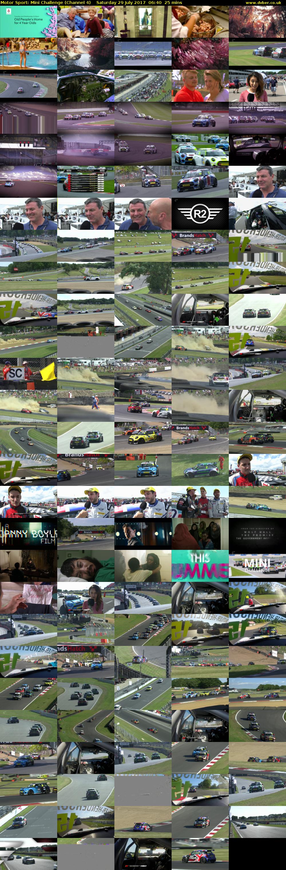 Motor Sport: Mini Challenge (Channel 4) Saturday 29 July 2017 06:40 - 07:05
