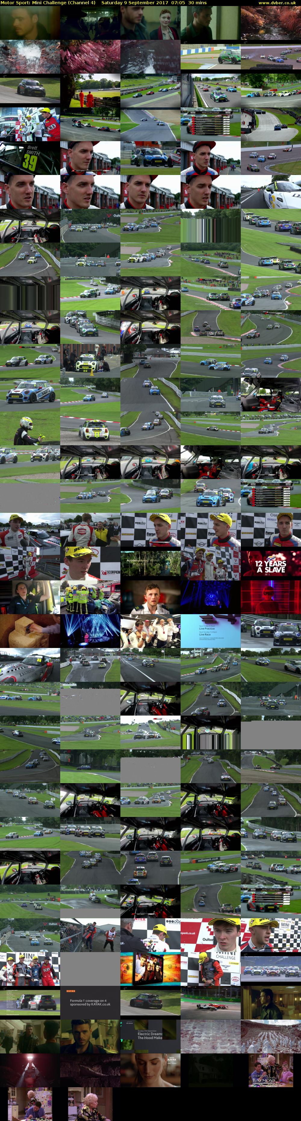 Motor Sport: Mini Challenge (Channel 4) Saturday 9 September 2017 07:05 - 07:35