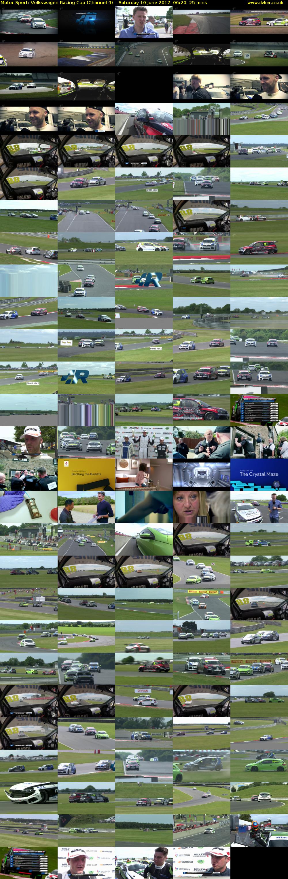 Motor Sport: Volkswagen Racing Cup (Channel 4) Saturday 10 June 2017 06:20 - 06:45