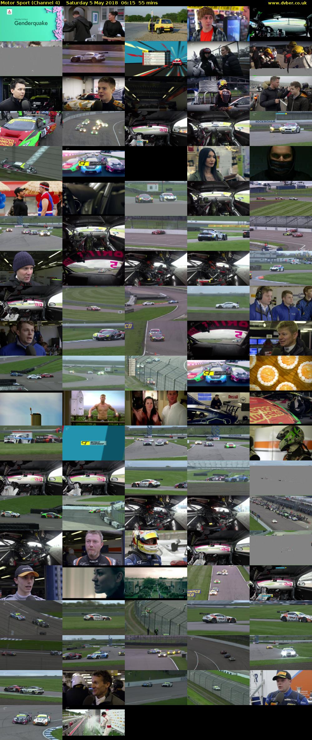 Motor Sport (Channel 4) Saturday 5 May 2018 06:15 - 07:10