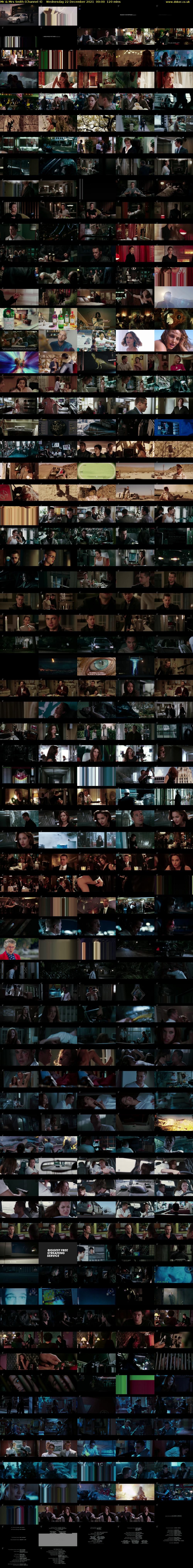 Mr & Mrs Smith (Channel 4) Wednesday 22 December 2021 00:00 - 02:00