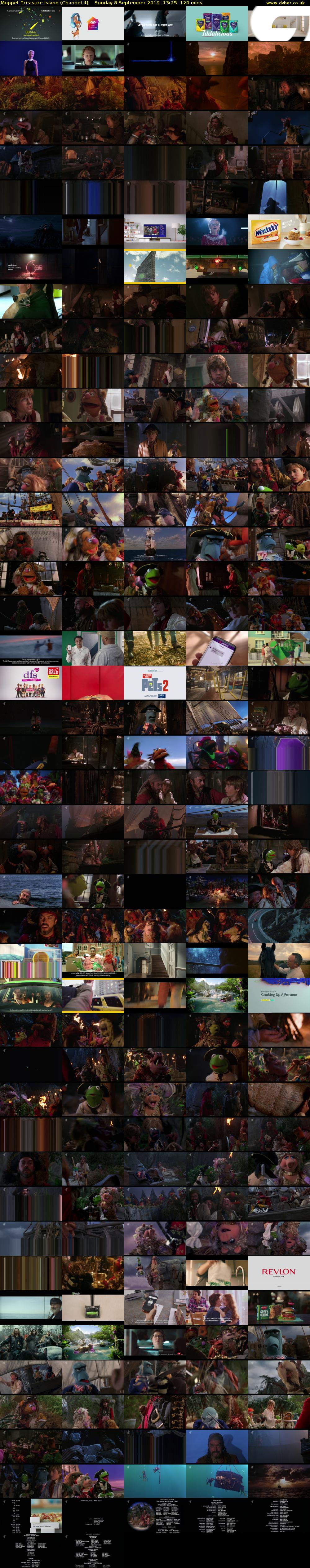 Muppet Treasure Island (Channel 4) Sunday 8 September 2019 13:25 - 15:25