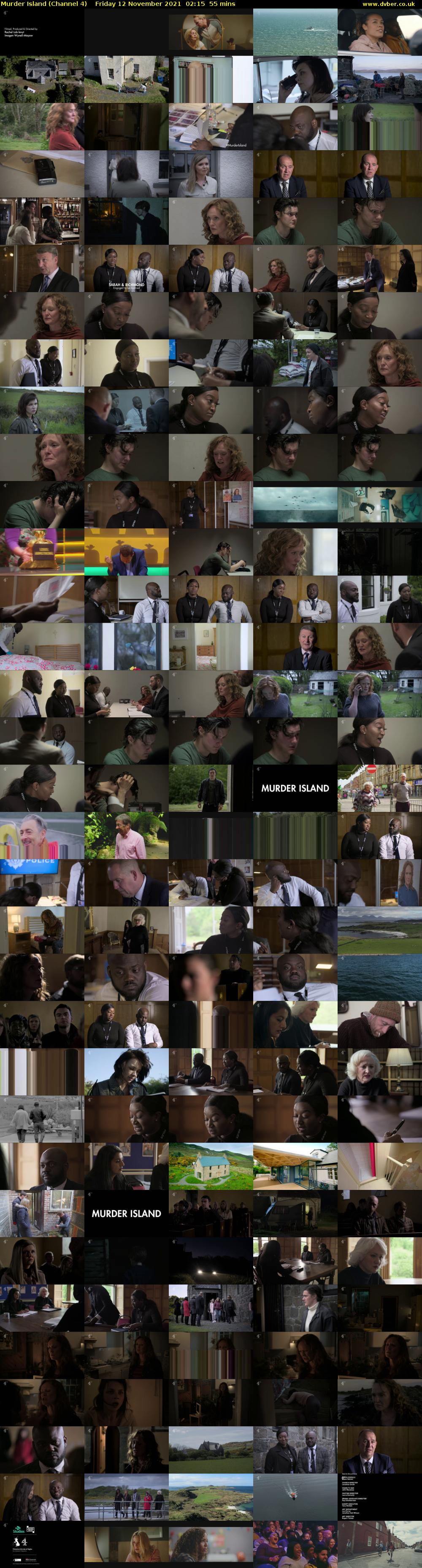 Murder Island (Channel 4) Friday 12 November 2021 02:15 - 03:10