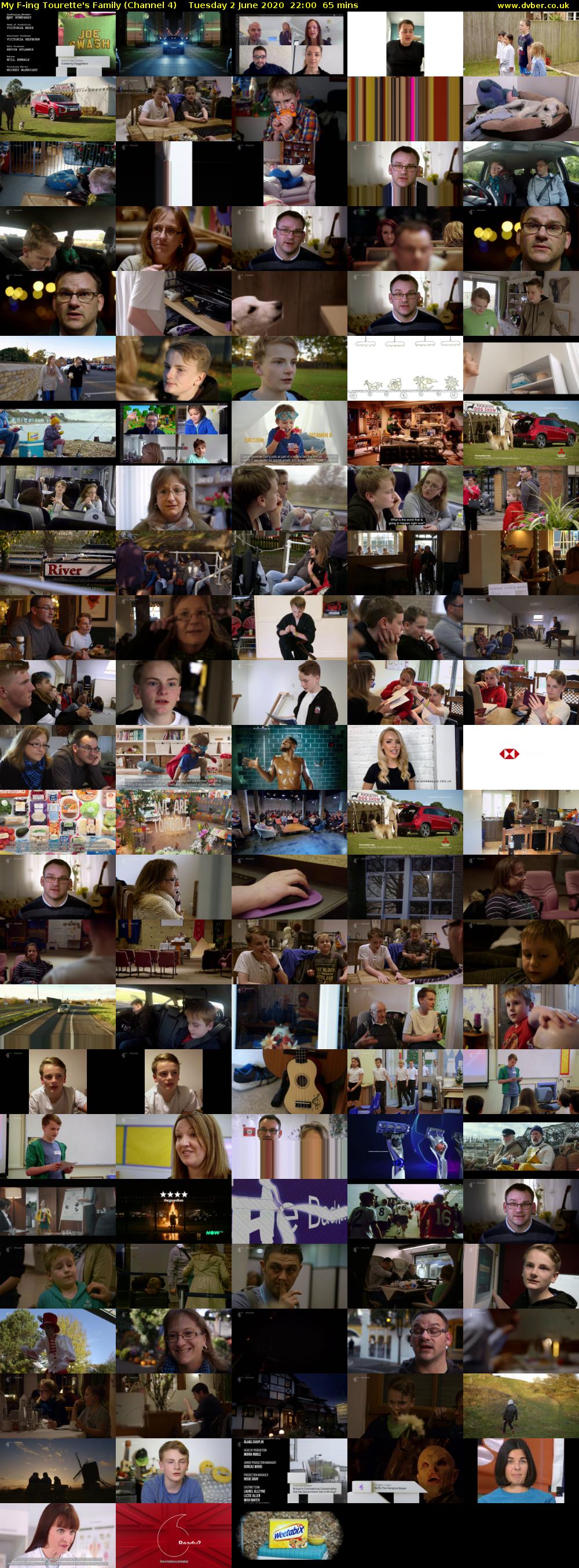 My F-ing Tourette's Family (Channel 4) Tuesday 2 June 2020 22:00 - 23:05