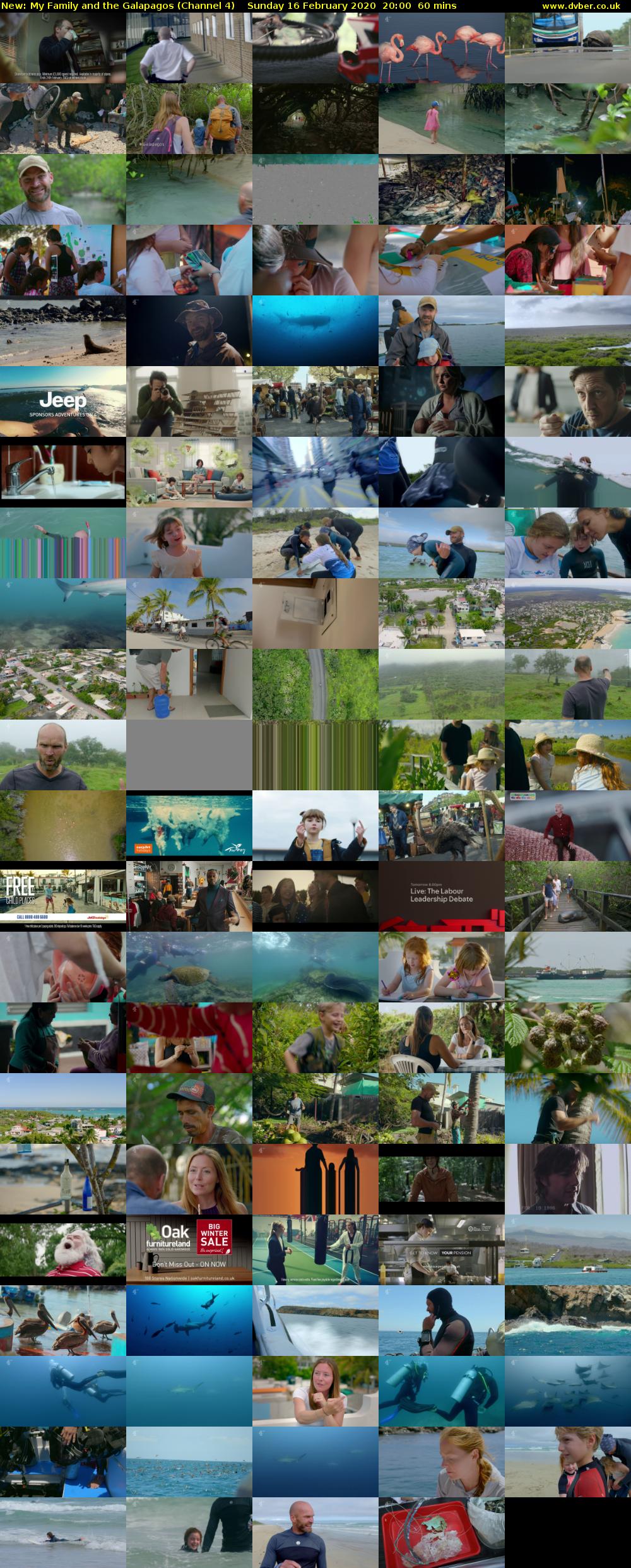 My Family and the Galapagos (Channel 4) Sunday 16 February 2020 20:00 - 21:00