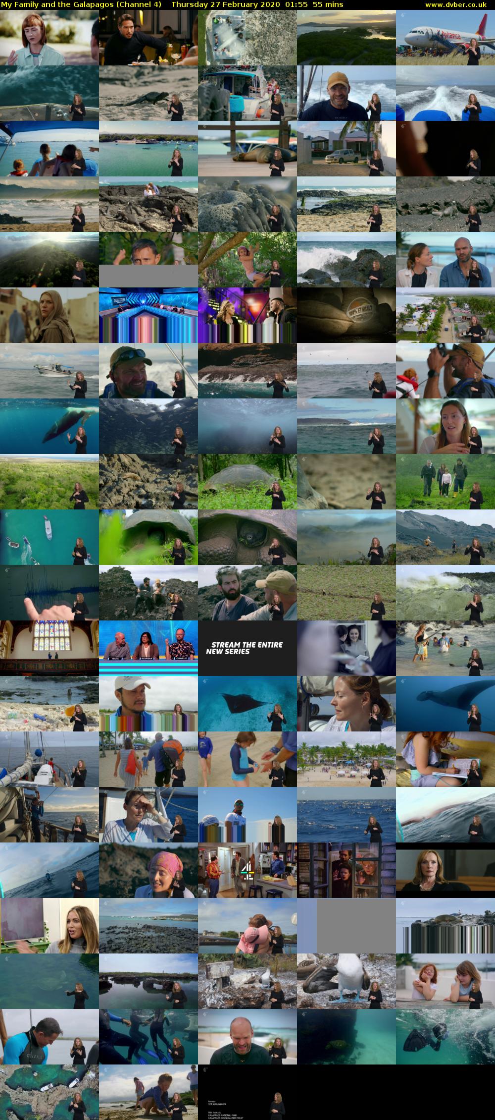 My Family and the Galapagos (Channel 4) Thursday 27 February 2020 01:55 - 02:50