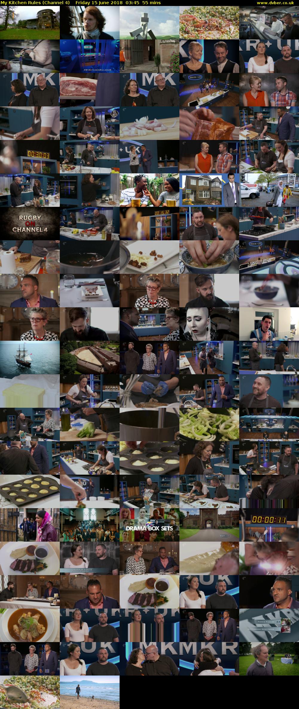 My Kitchen Rules (Channel 4) Friday 15 June 2018 03:45 - 04:40