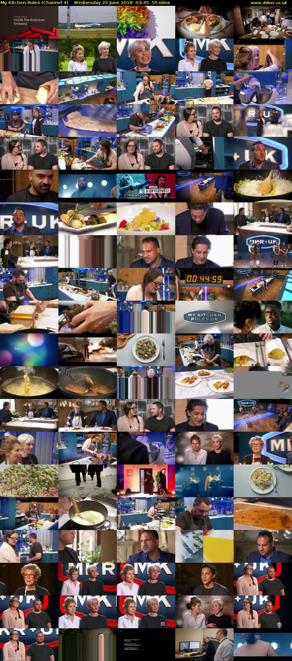 My Kitchen Rules (Channel 4) Wednesday 20 June 2018 03:45 - 04:40