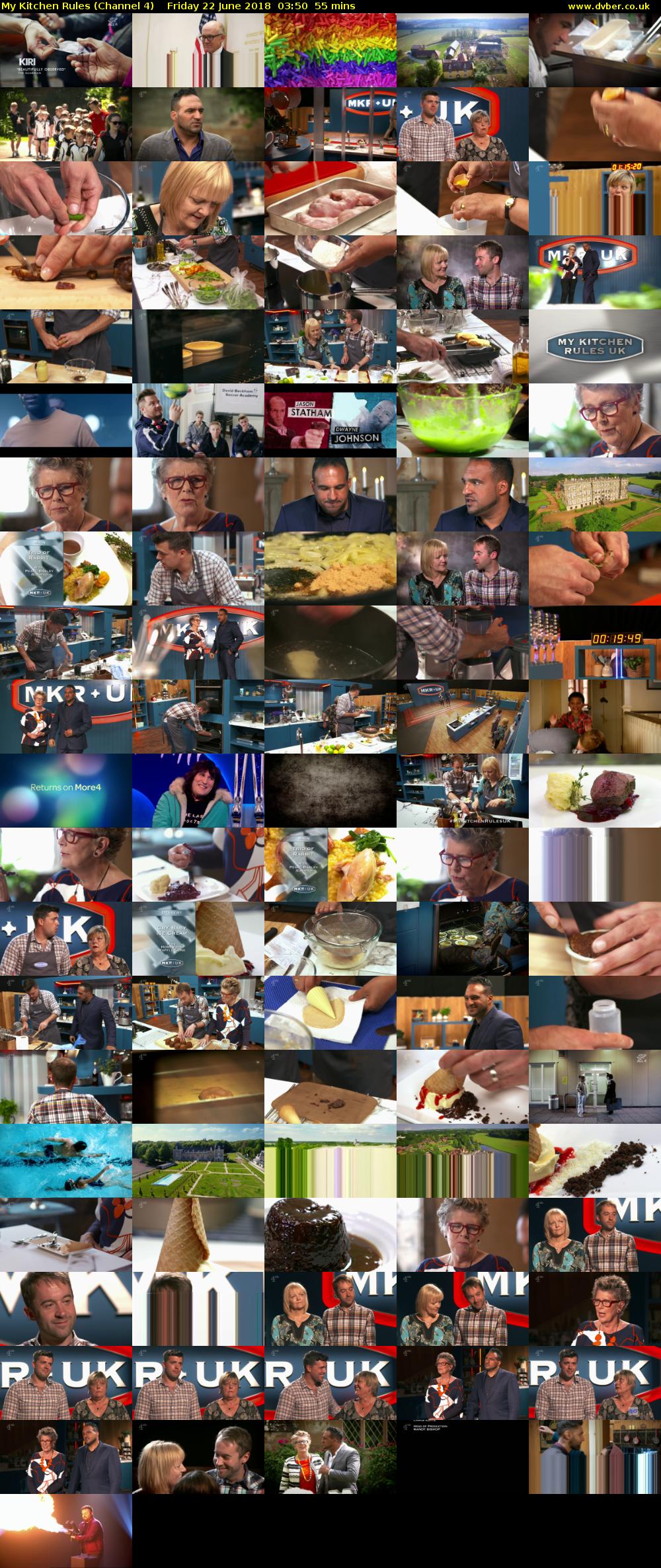 My Kitchen Rules (Channel 4) Friday 22 June 2018 03:50 - 04:45