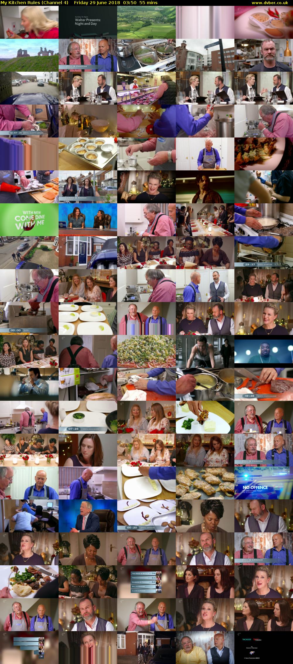 My Kitchen Rules (Channel 4) Friday 29 June 2018 03:50 - 04:45