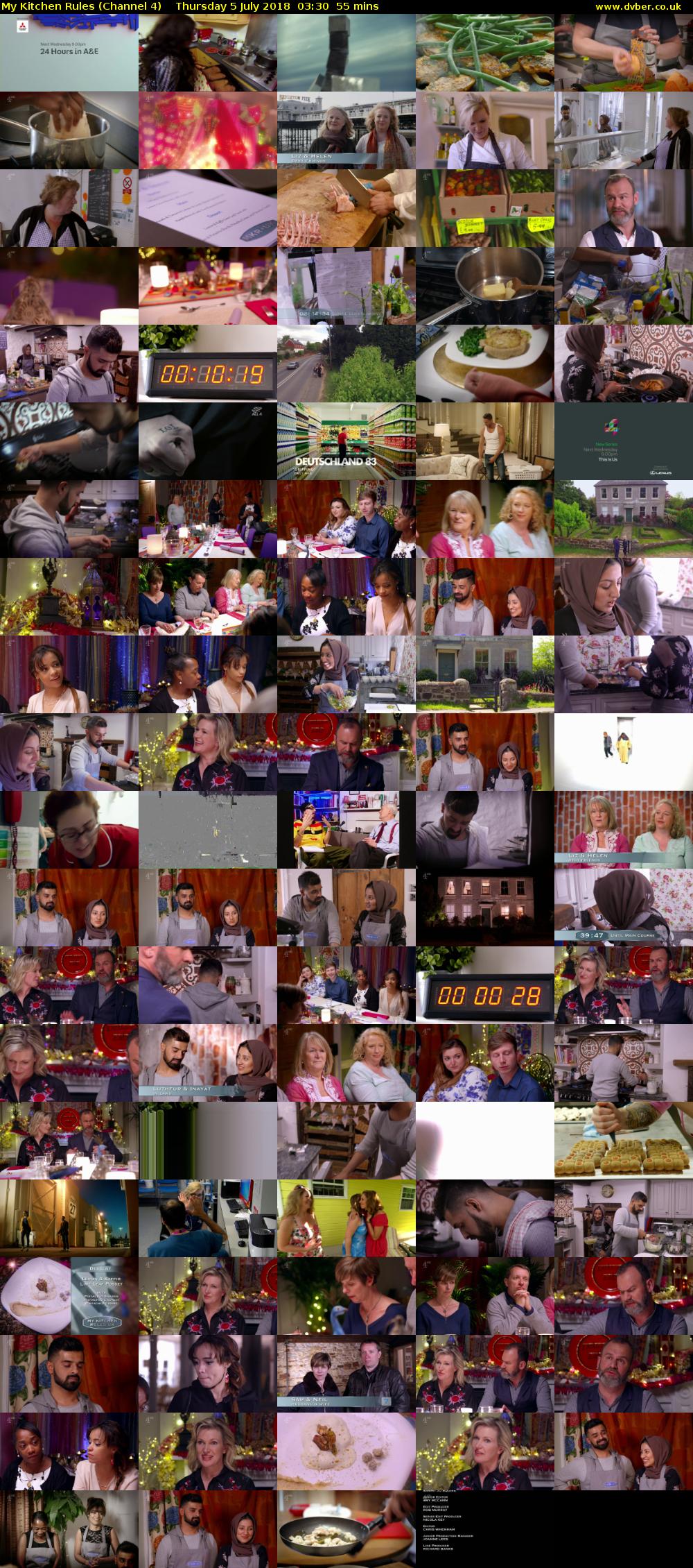 My Kitchen Rules (Channel 4) Thursday 5 July 2018 03:30 - 04:25
