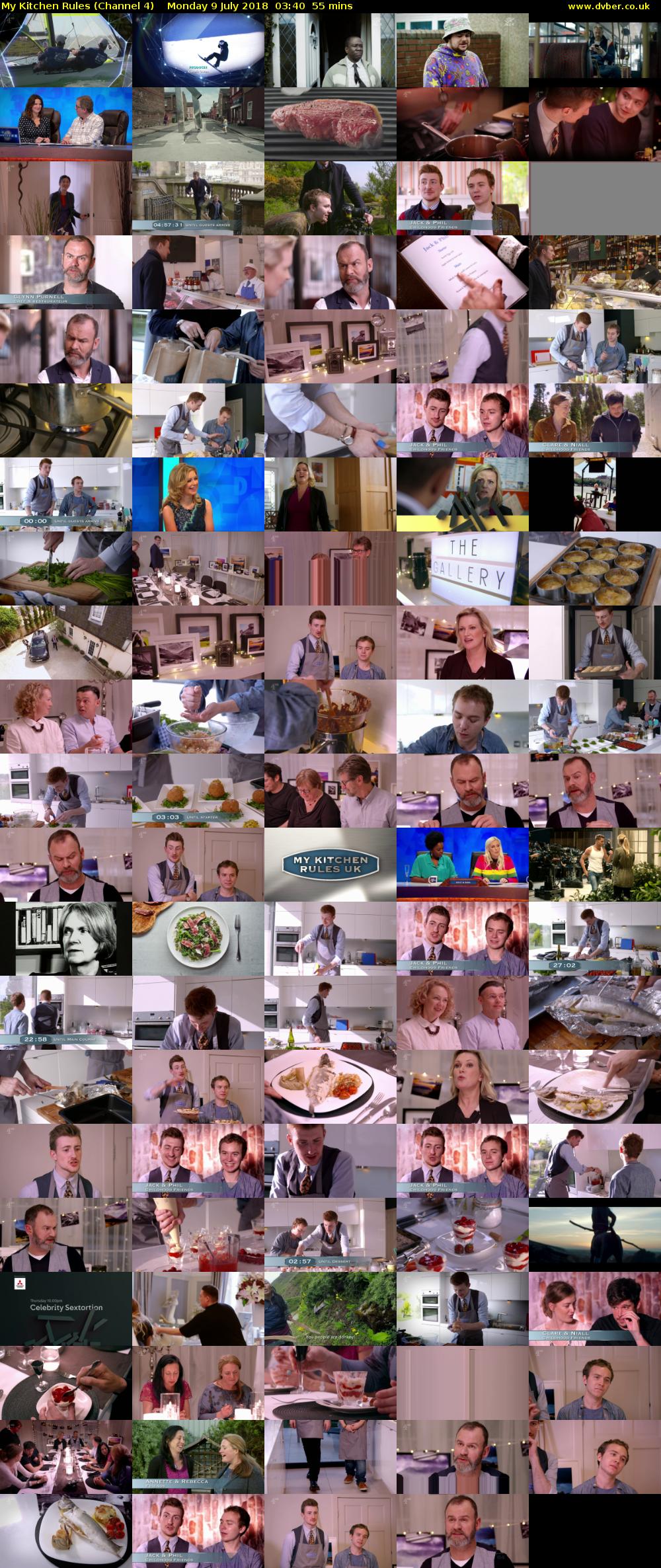 My Kitchen Rules (Channel 4) Monday 9 July 2018 03:40 - 04:35