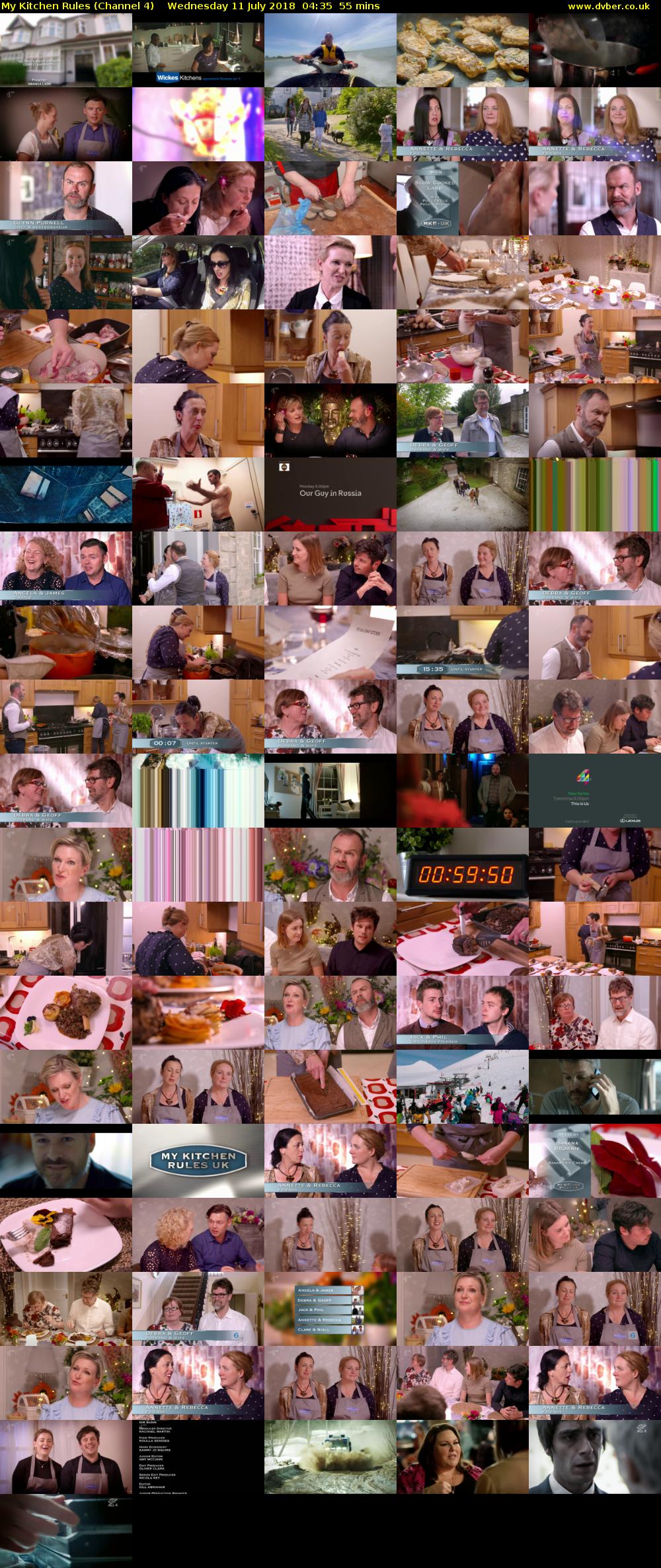 My Kitchen Rules (Channel 4) Wednesday 11 July 2018 04:35 - 05:30